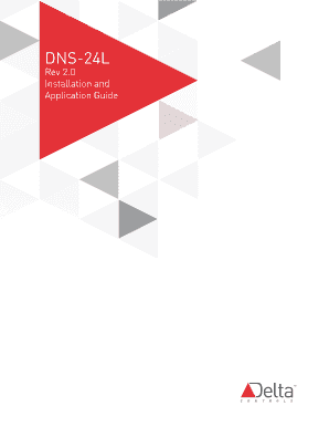 Delta Dns 24l User Manual  Form