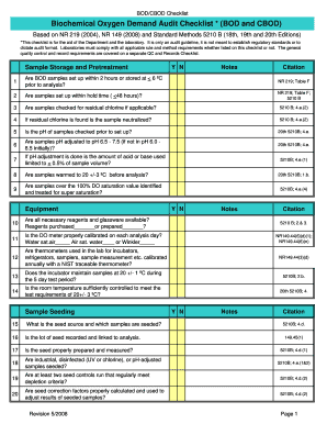 Oxygen Audit Checklist  Form
