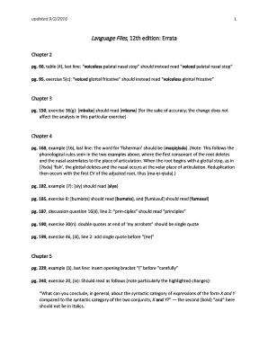 Language Files 12th Edition PDF  Form