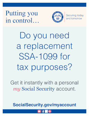 Do You Need a Replacement SSA 1099 for Tax Purposes? Ssa  Form