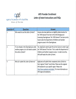 Apd Letter of Intent  Form