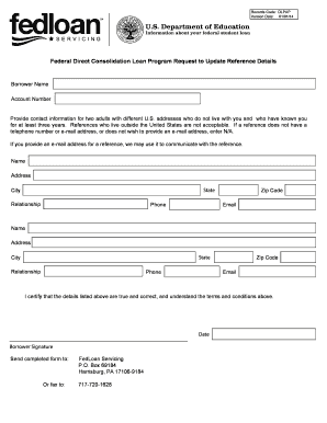 Myfedloan  Form