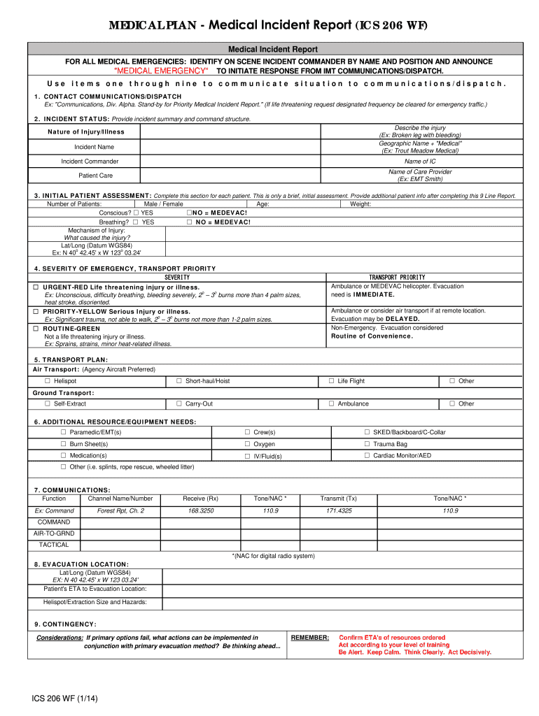 Ics 206 Example  Form