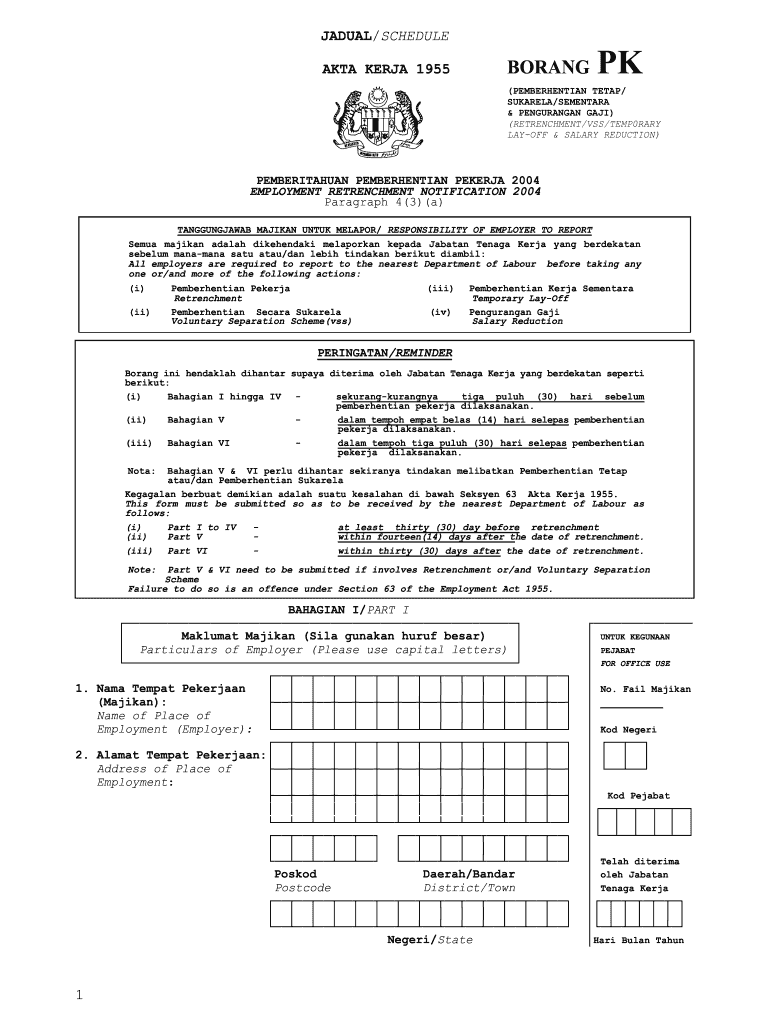 Borang Pk  Form