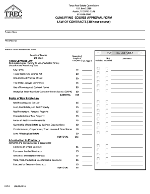 Texas Form Loc