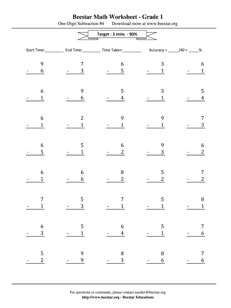 Beestar Worksheet  Form