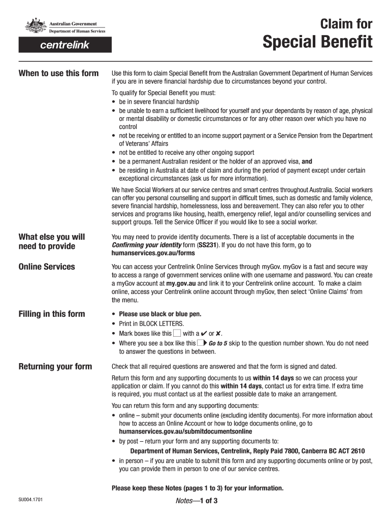  Ss231 Form 2017