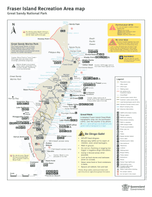 Fraser Island Map PDF  Form