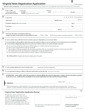  Va Registration Form 2020-2023