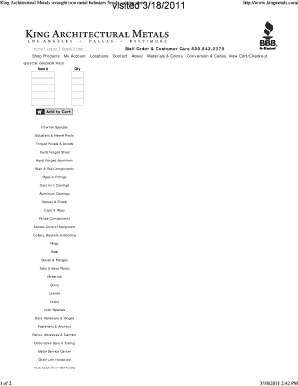 King Metals Catalog  Form