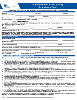 BRI009315 Attach 5 Form 1 Amended SWL Arrangement Form