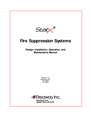 Stat X Installation Manual  Form