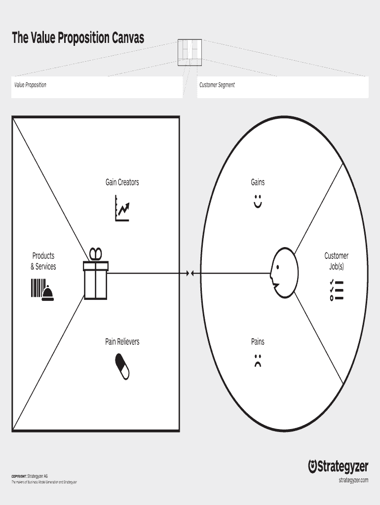 Value Proposition Canvas Template  Form