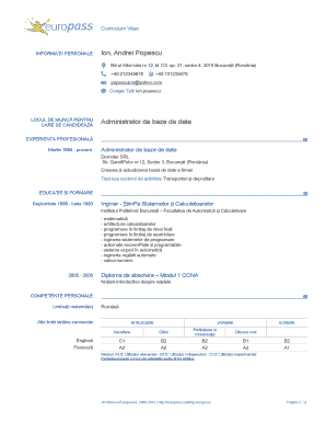 Ion Andrei Popescu  Form