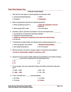 Osha Forklift Test Answers  Form