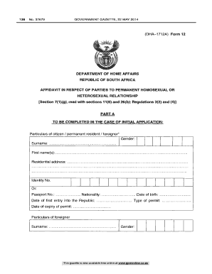 Dha Affidavit Form