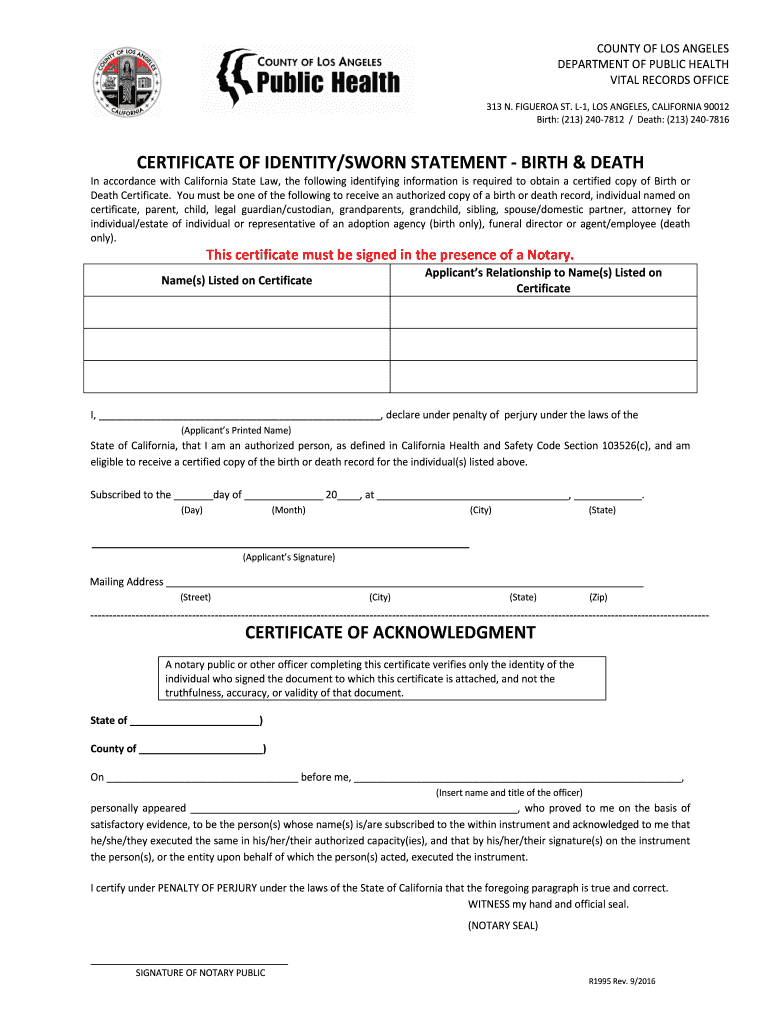 Get and Sign Certificate Identity  Form