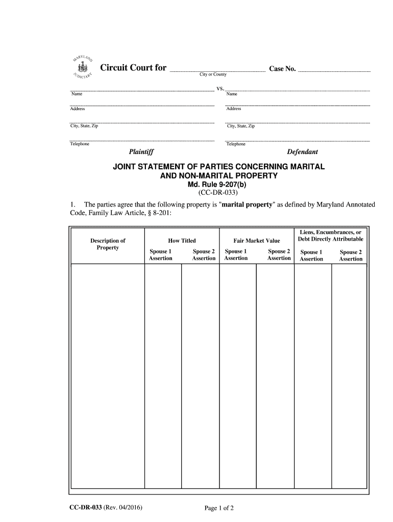 Cc Dr 033  Form