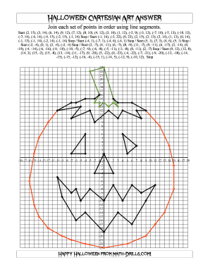 Halloween Cartesian Art Grid  Form