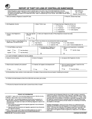 Dea Form 106