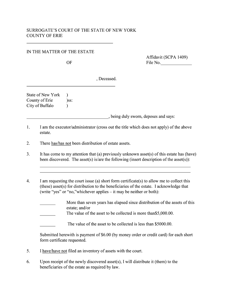 Scpa 1409  Form