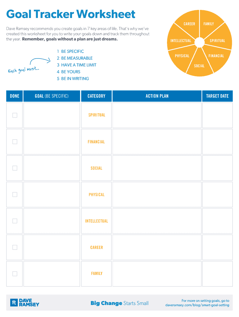 Dave Ramsey Pay off Debt Worksheet  Form