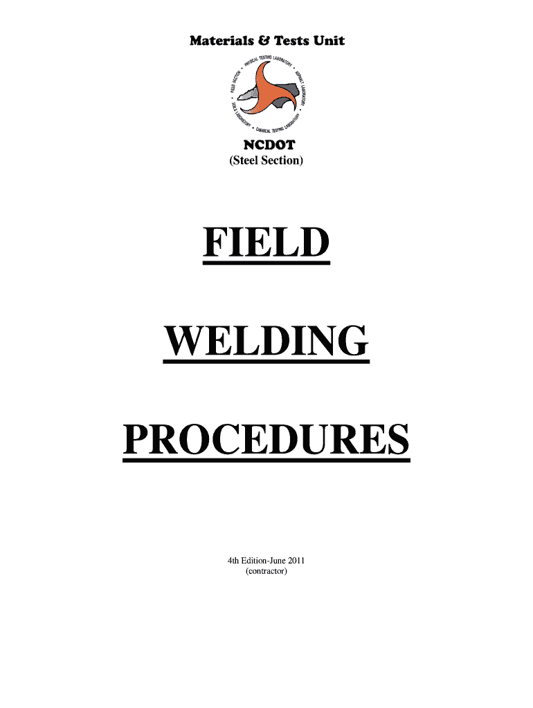 Ncdot Forms Field Welder