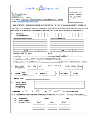 Canara Bank Rtgs Form