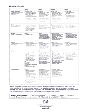 Braden Scale  Form
