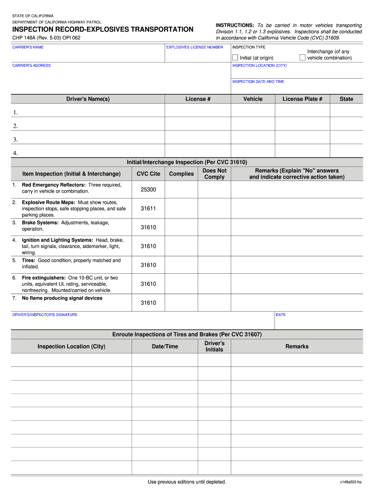 H APPS FORMFLOW FORMS CHP148A FRP Printing Chp Ca