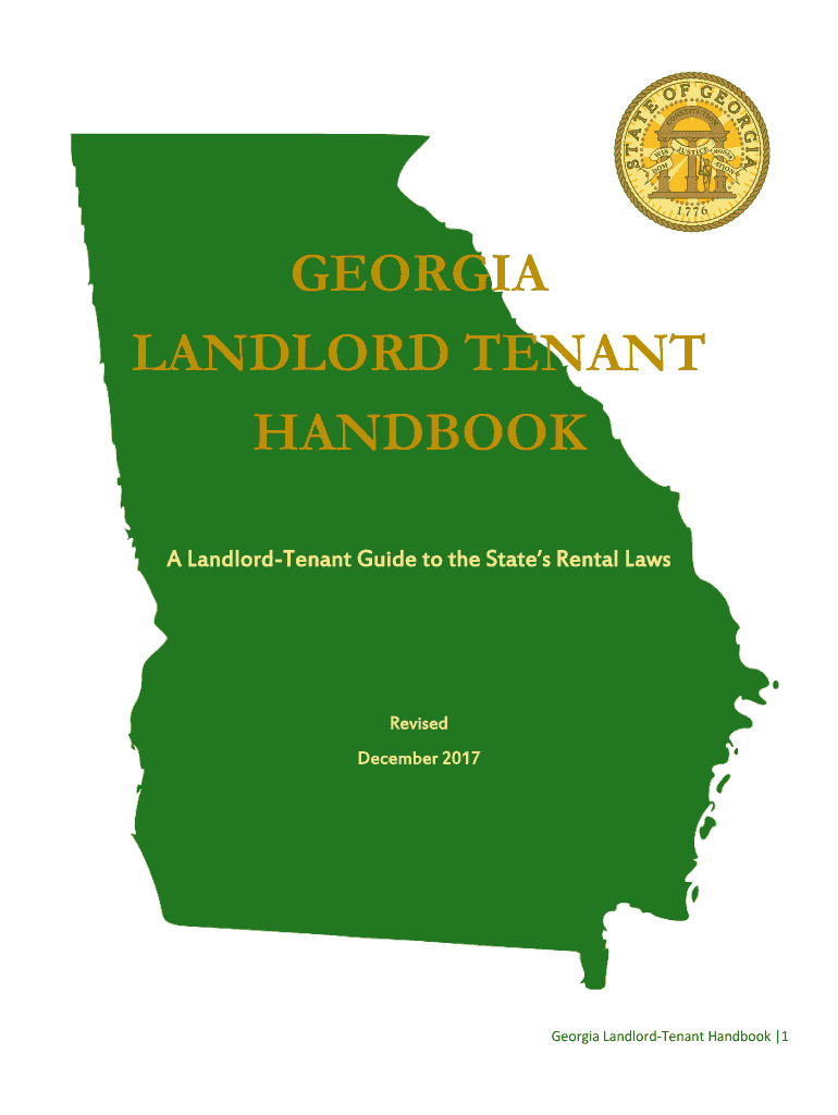 Georgia Landlord Tenant Handbook PDF  Form