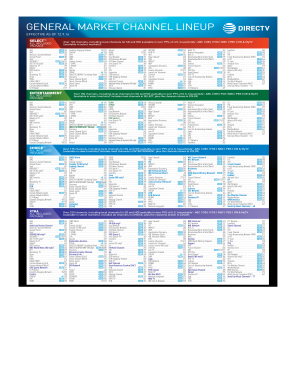Printable Directv Channel Guide 2022 Form - Fill Out and Sign Printable PDF  Template | signNow