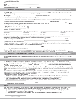 Administrativna Zabrana  Form