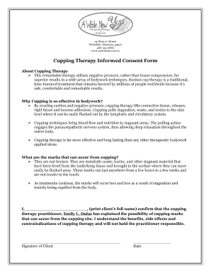 Cupping Consent Form