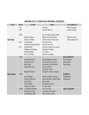 Esquema Literatura DOC  Form