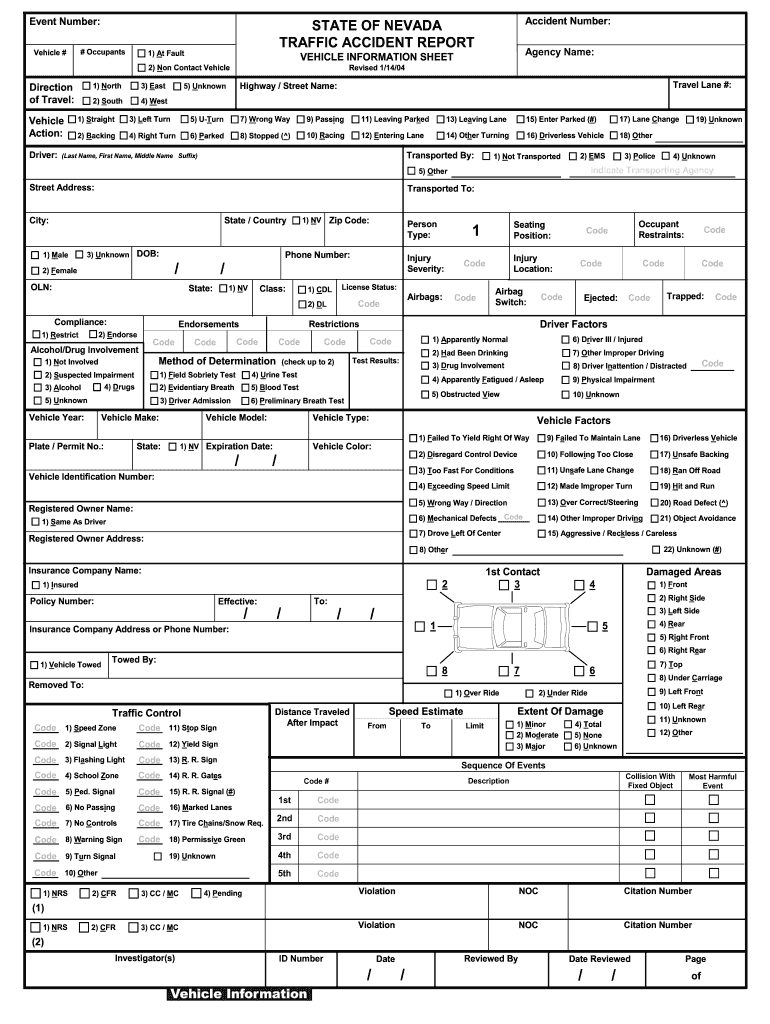 Report Vehicle Sheet  Form