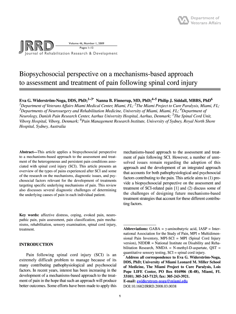 Biopsychosocial Mechanisms Based  Form