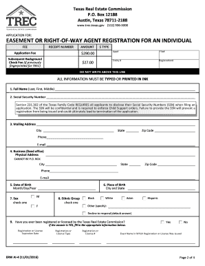 Trec Forms PDF