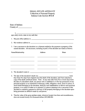 Indiana Code 29 1 8 1  Form