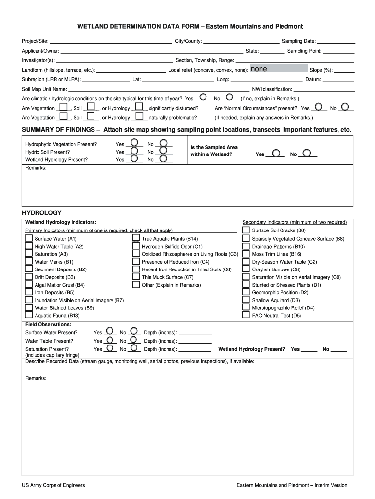 Five Strata Nrcs Usda  Form