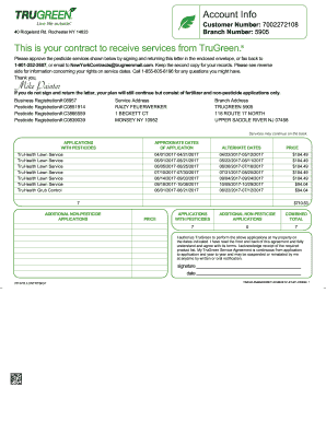 Lawn Care Service Form - Fill Out and Sign Printable PDF Template | signNow