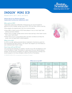 Inogen Mini Icd  Form