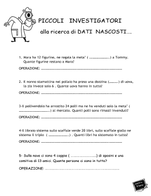 Problemi Con Dati Nascosti PDF  Form