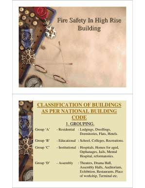 Fire Safety in High Rise Building PPT  Form