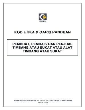 KOD ETIKA &amp; GARIS PANDUAN  Form