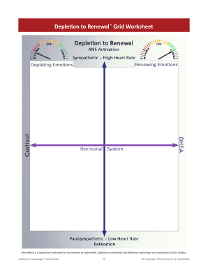 Depletion to Renewal Grid  Form