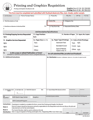 Hud Printing Hud Print  Form