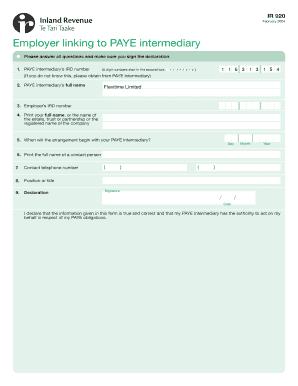 Ir920  Form