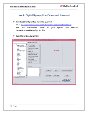 Image Compress Merge Sign  Form