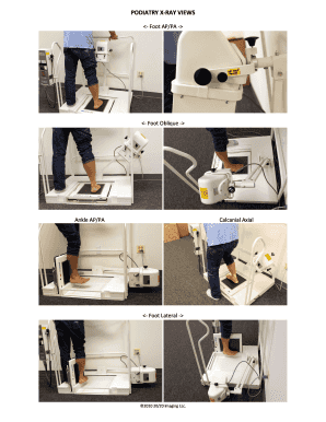 Podiatry X Ray Views 2020 Imaging  Form